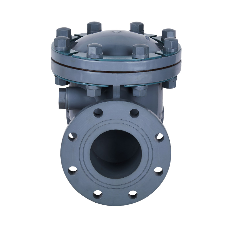 PVC-C H44F-10V Svängtyp Backventil DN15-300 GB Standard