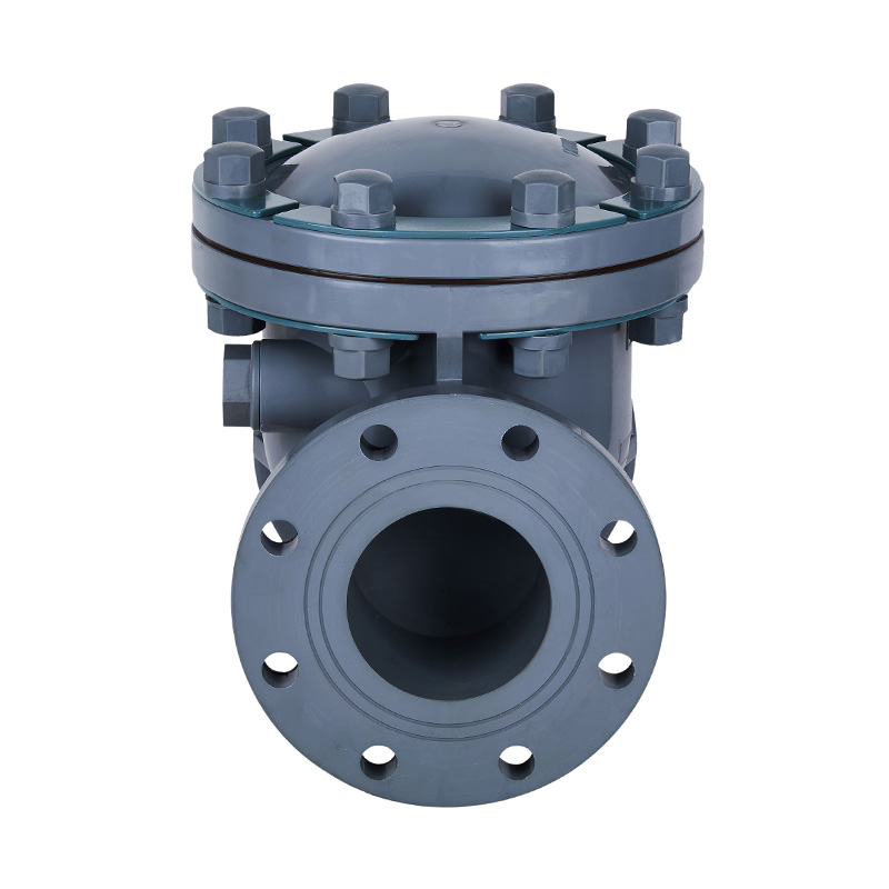 PVC-C H44F-10V Svängtyp backventil DN15-300 1/2'-12' ANSI Standard