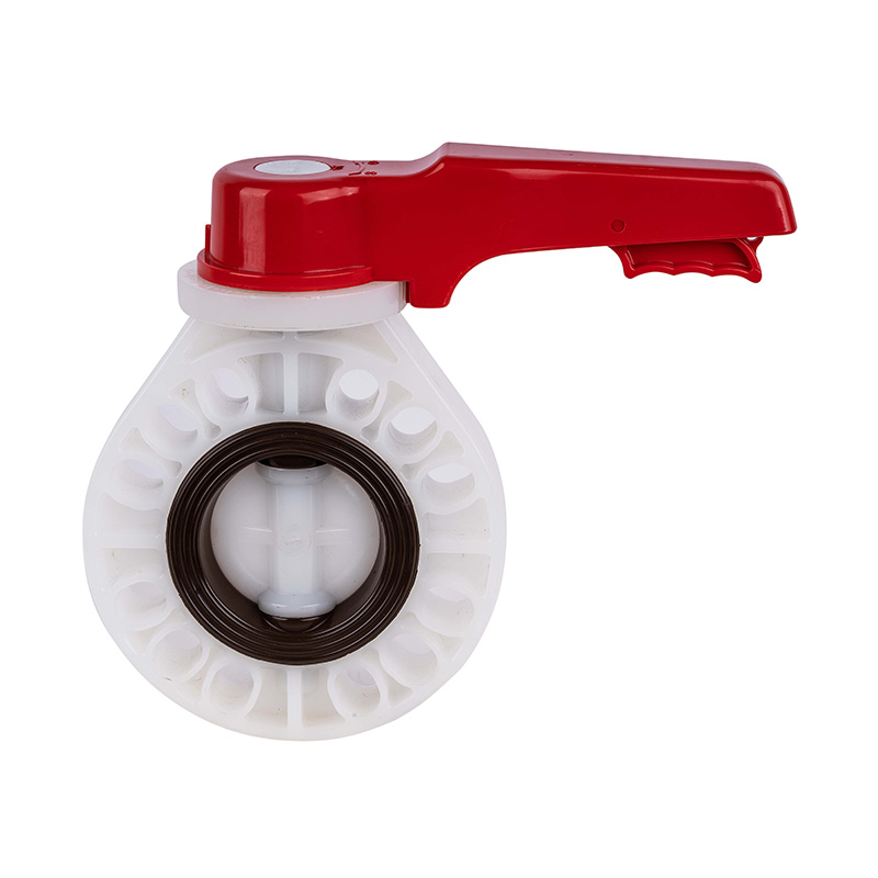 PVDF D71X-10F Handtag vridspjällsventil DN40-200 1-1/2'-8' ANSI Standard