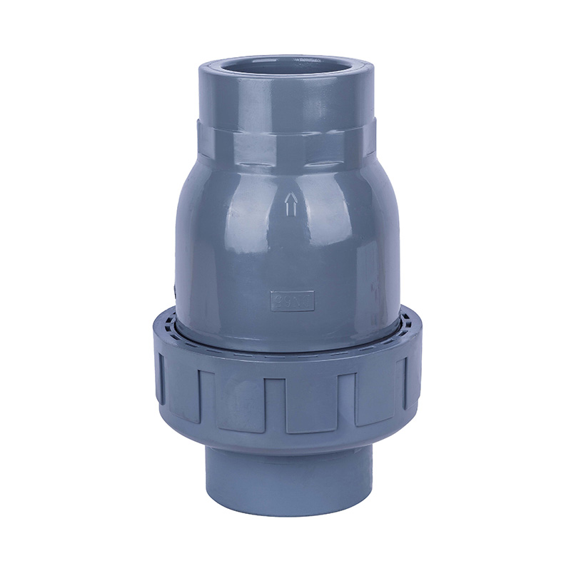 PVC-C H61F-10V Single Union Socket bakventil DN15-100 GB Standard
