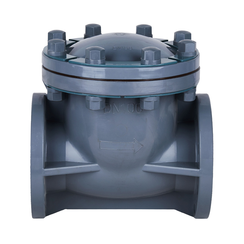 PVC-C H44F-10V Svängtyp Backventil DN15-300 GB Standard