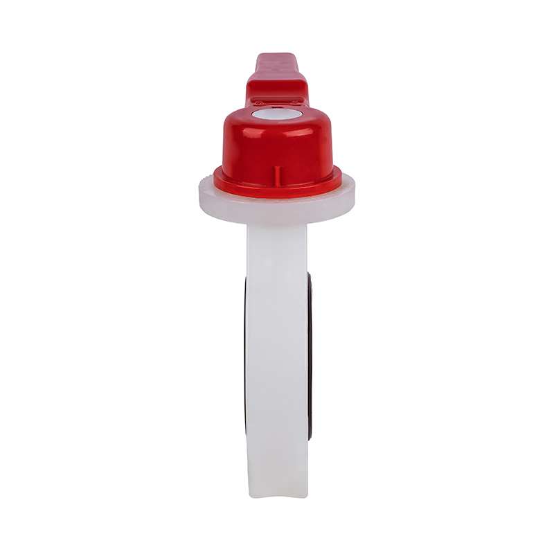 PVDF D71X-10F Handtag vridspjällsventil DN15-200 GB Standard