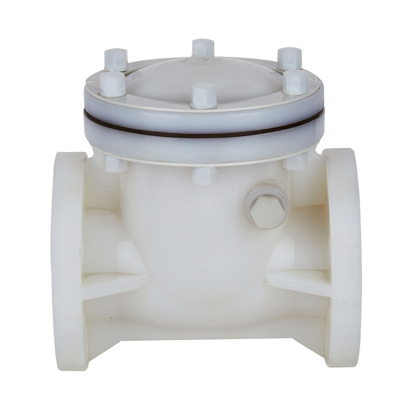 PVDF H44F-10F Svängtyp Backventil DN15-300 GB Standard