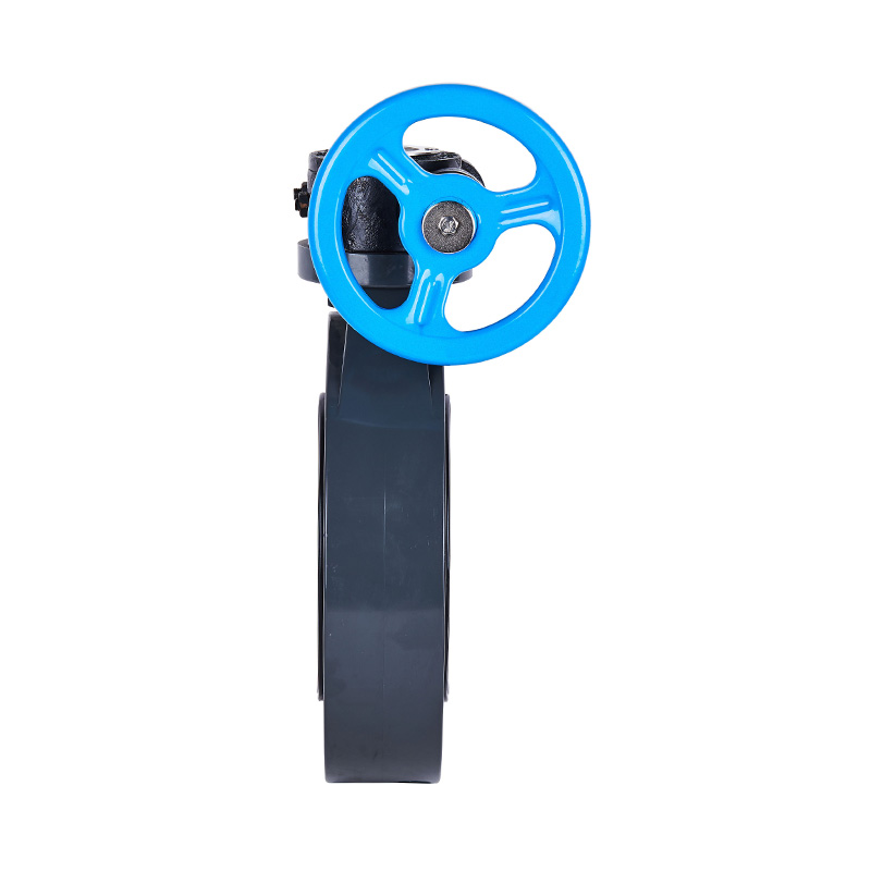 PVC-U D371X-10U Snäckväxel vridspjällsventil DN40-1000 40A-1000A JIS Standard