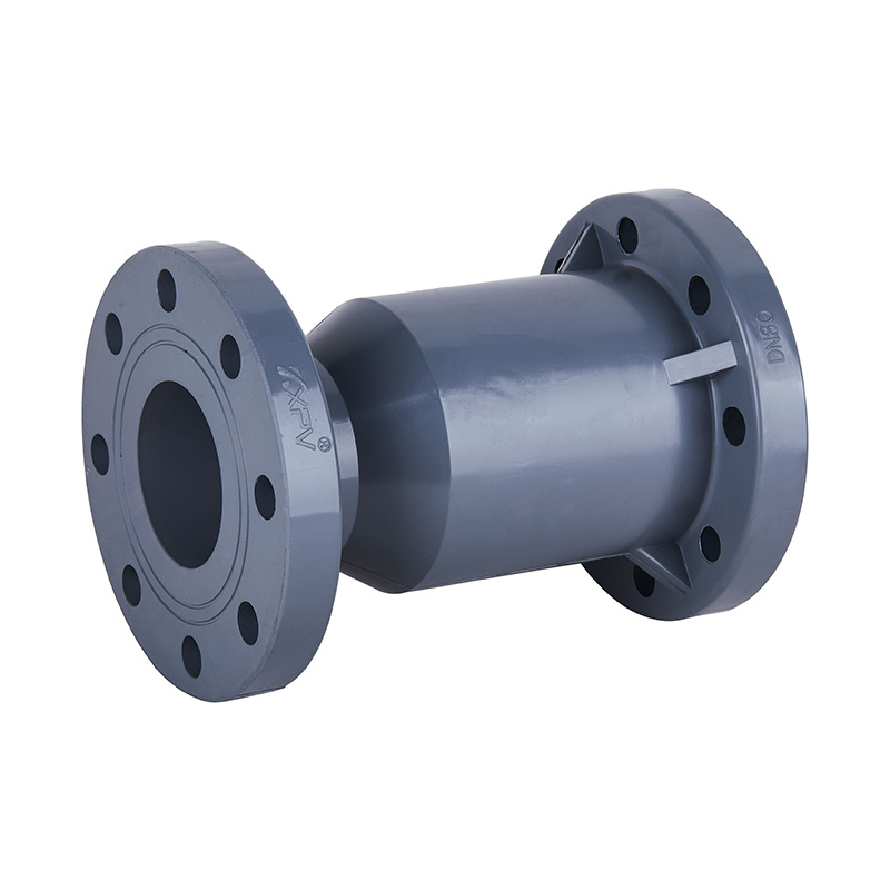 PVC-C H41F-10V Vertikal bakventil DN15-300 GB Standard