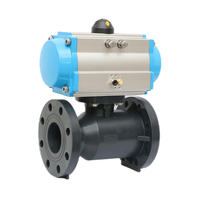 FRPP Q641F-10S pneumatisk flänskulventil DN15-300 1/2'-12' ANSI Standard