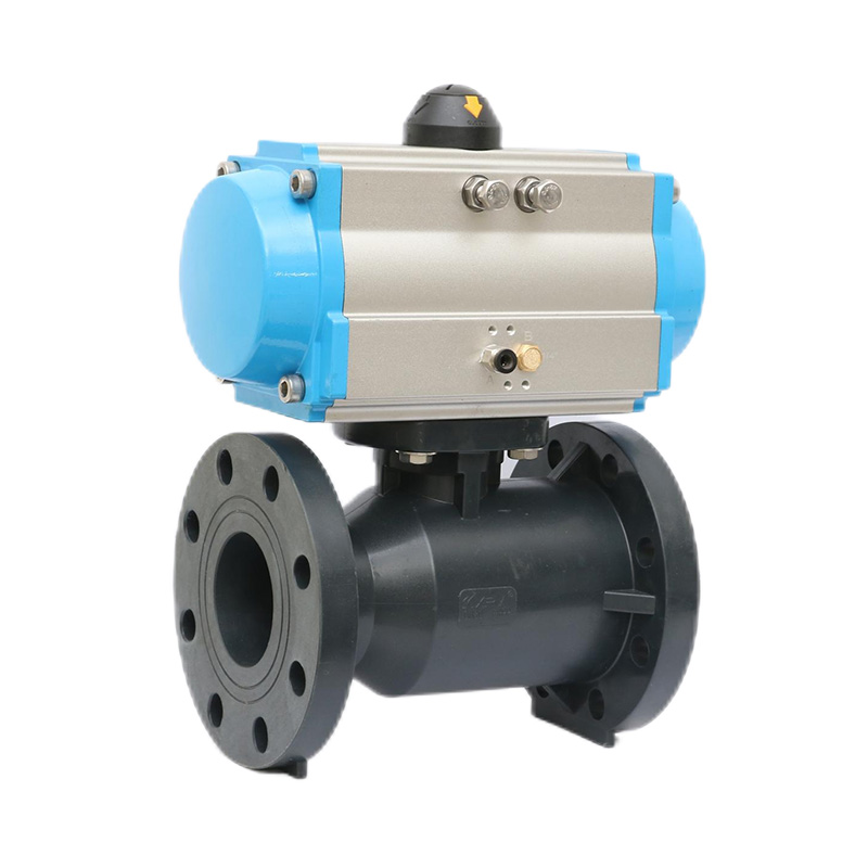 FRPP Q641F-10S pneumatisk flänskulventil DN20-300 20A-300A JIS Standard