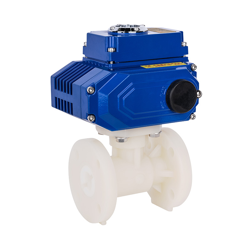 PVDF D941F-10F Elektrisk flänskulventil DN20-300 20A-300A JIS Standard
