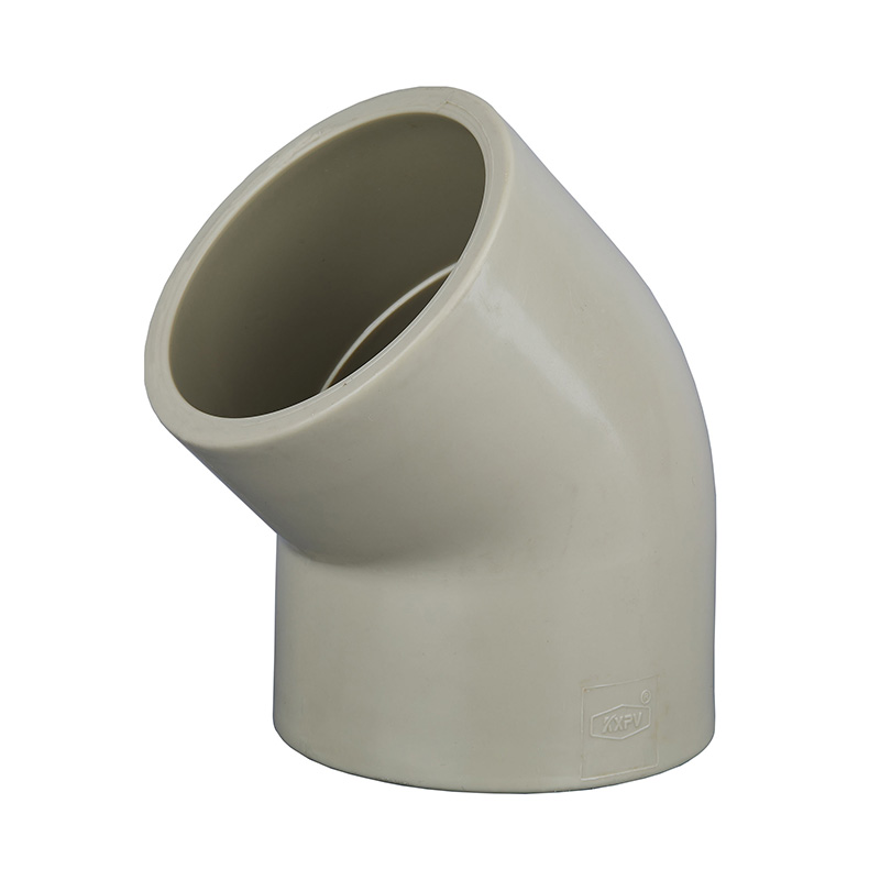 PPH Hot Melt Socket 45° Armbåge DN15-100 GB Standard