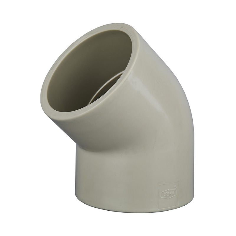 PPH Stumsvets 45° armbåge DN125-400 GB Standard